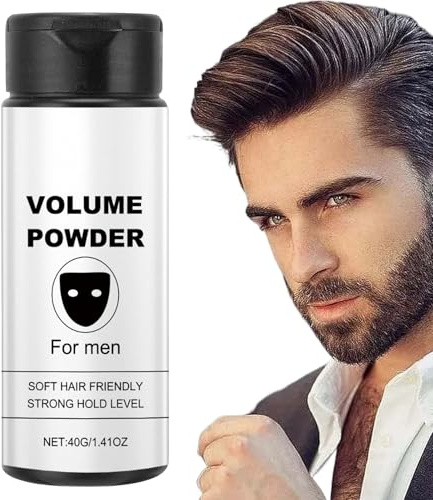 40g Polvo De Peinado Para Hombres, Polvo Voluminizador Pelo Hombre, Texturizantes, Polvos De Peinado, Efecto Mate Y Textura Natural, Ideal Para Pelo Graso Y Fino, Fijación Duradera, Unisex