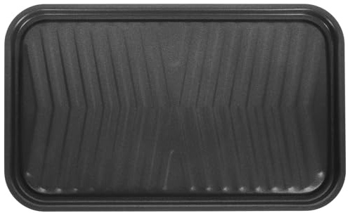FUNNETOYU Bandeja para Barbacoa Antiadherente de Hierro Fundido 40x24.5 Cm, Sartén para Parrilla de Pescado y Carne, Plancha Portátil para Cocinar al Aire Libre en Reuniones Familiares