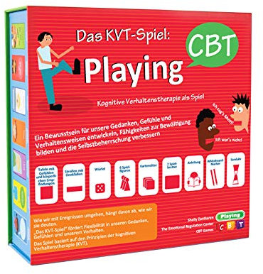 Playing CBT Das KVT-Spiel - EIN Therapiespiel zur Entwicklung des Bewusstseins für Gedanken, Gefühle und Verhaltensweisen zur Verbesserung von sozialen Fähigkeiten - German Version