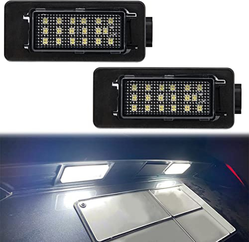 FanPaYY 2 Pièces Eclairage de plaque d'immatriculation Lampes pour Nissan Serena Altima Dacia Duster Xenon Lampe d'étiquette 265108990E