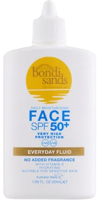 BONDI SANDS SPF 50+ FRAGRANCE FREE FACE FLUID 50mL