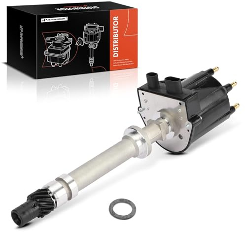A-Premium Ignition Distributor 4.3L V6 Compatible with Chevrolet & GMC C1500, K1500, S10, C10, K2500, Monte Carlo, C2500, Caprice, G20, Sonoma, K10, S10 Blazer, El Camino, Astro, R10, with Cap Rotor