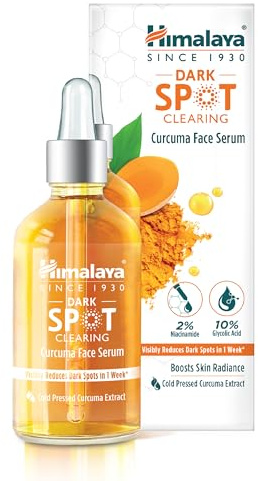Himalaya Dark Spot Clearing Curcuma Face Serum, Visibly Reduces Dark Spots in 1 Week, 30ml