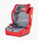 Tataway Silla de coche Disney Cars para seguridad infantil con altura de 100 a 150 cm con gráficos de Rayo McQueen sobre fondo rojo y gris