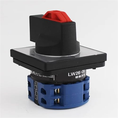 LW26-20 C04/2 interrupteur à came rotatif universel cadenas à simple pression coupure de courant 20A 690V moteur de commande principale Contact argent 1 pièces