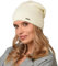 Alur Mütze Damen Beanie Wintermütze Strickmütze - Warme Elastisch Elegant Winter Mütze EKO - Weiches Garn Stilvoll Universell Warm (Creme)