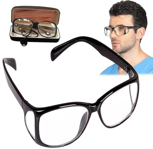 SNBGRYE Gafas Protectoras De RadiacióN De Plomo, Equivalente A Plomo De 0,5/0,75 Mm, con ProteccióN Lateral, Gafas Protectoras De Rayos X para RadiologíA,0.75mmpb