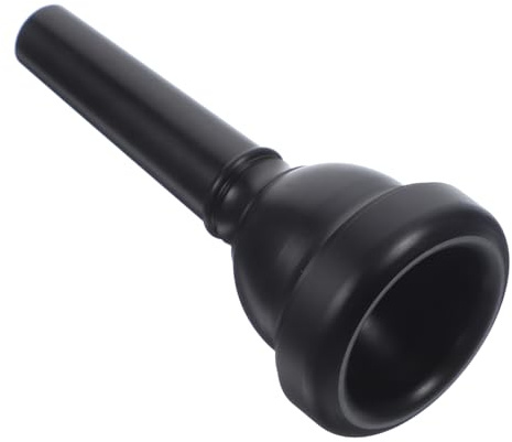 SUPVOX Plastic Trombone Mouthpiece Abs Black for Tenor and Alto Trombone Replacement Musical Instrument Accessory Suitable for Beginners and Brass Players