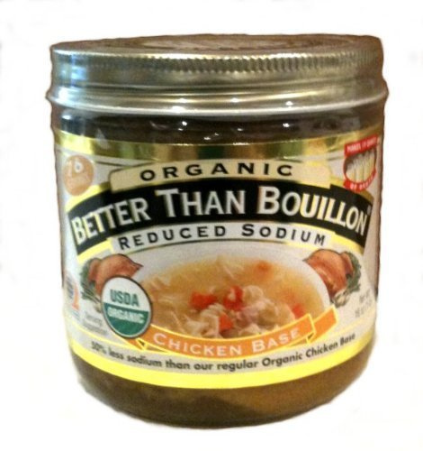 Better Than Bouillon Organic Chicken Base, Reduced Sodium - 16 oz (Pack of 3)