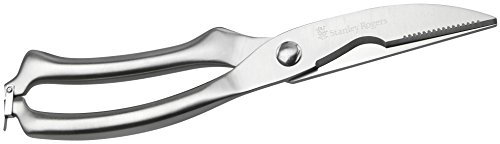 Stanley Rogers Geflügelschere, Geflügelmesser aus Edelstahl, Geflügelschere für Gans, Hühnchen und Ente, Fleischschere für müheloses Tranchieren (Farbe: Silber), Menge: 1 Stück