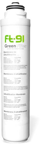 Cartouche Ultra Filtration Ft91-0.1µm Pour Filtre Sous évier Duo Ou Trio Uf