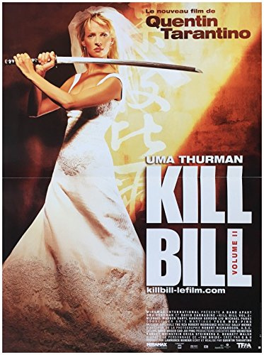 La Boutique du Ciné KILL BILL 2 Poster cinematografico originale piccolo formato (53 x 40 cm piegato) UMA THURMAN