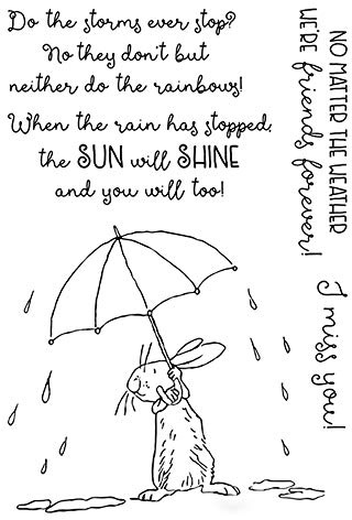 Juego de troqueles y sellos de metal para hacer tarjetas cuando la lluvia ha detenido el sol brillará y tú también, frases de amistad, sellos transparentes para manualidades de papel, álbumes de