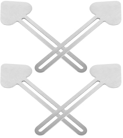 AKOOSY Set 4 Pezzi Spremitubo in Metallo per Vernice a Forma di Cuore, Strumento Manuale per Spremitura Tubi Artistici, Estrattore Tubi Pigmenti e Acquerelli, per Uso Artigianale