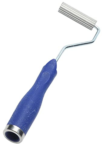 YWBL-WH Rodillo Laminador de Fibra de Vidrio, Diseño de Grano Cruzado de Aluminio, 0,83 Pulgadas X 2,95 Pulgadas, Eliminación de Burbujas, Limpieza con Acetona, Molde para Automotrices