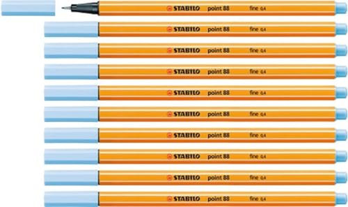 STABILO - Fineliner - point 88-10er Pack - eisblau