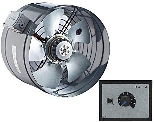300mm Industrial Tubo Ventilador con 500Watt Regulador de velocidad Canal Ventiladores axial Extraccion Extractores Extractor Helicoidal Helicoidales