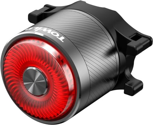 towild TL05 Intelligent Rear Bike Light with Brake Sense Bike Taillight, USB-C Rechargeable Bicycle Back Tail Bike, IPX6 Waterproof 5 Light Modes Bike Rear Lights for Cycling Safety