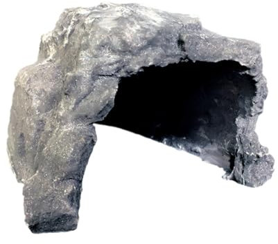 Ipetboom 1stk Reptilienversteck Fischglas Aus Glas Großes Terrarium Amphibien Verstecken Höhle Großes Fischbecken Für Schildkrötenbecken Harz Haustier Kleines Schildkrötenbecken