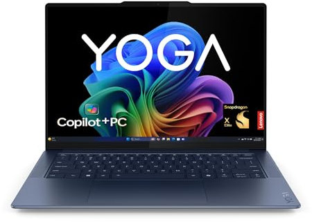 Lenovo Yoga Slim 7X Laptop | Copilot+ PC | 14,5 3K OLED 90Hz Display | Qualcomm Snapdragon X1 Elite | 16GB RAM | 1TB SSD | Integrierte Grafik | Win11 Home | QWERTZ | 1,28kg | blau