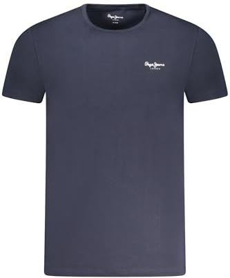 Pepe Jeans T-Shirt pour Homme, Bleu Dulwich, L
