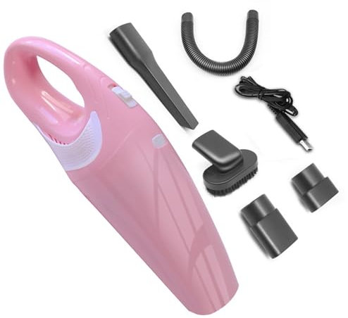 LfrXtra Nettoyeur à main multifonctionnel pour voiture - Léger - Aspiration sèche / humide - Avec câble de charge USB C