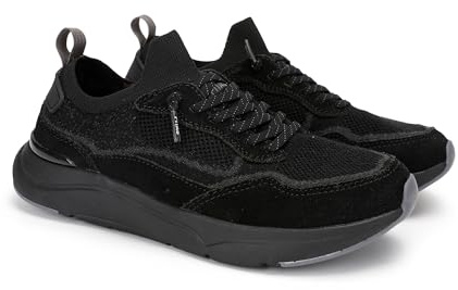 PITAS | TUI Woman | Zapatillas de Mujer Casual | Náuticos para el Invierno | Mocasines | Zapatilla de Vestir | Zapatos sin Cordones | Deportivas Casual | Calzado Walkinpitas | Negro 39