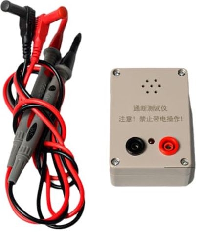 Asyduey Comprobador de Zumbador de 9 V, Comprobador de Cables Eléctricos, Interruptores de Encendido y Apagado, Comprobador de Continuidad para Medición de Circuitos.