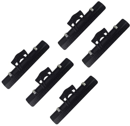 Cabilock 5 pièces Pince Papier Multi-fonction pour Partition Musique Accessoire Musicien Abs et Métal Lot de Clips Pratiques pour Support de Partition Piano Fixation Solide et Portable