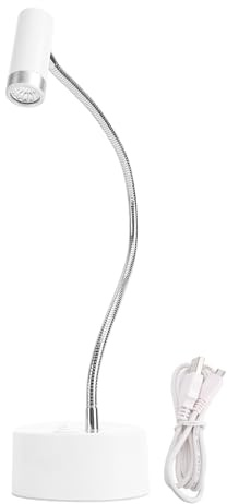 Segrehy LED UV Nail Lamp with Touch Switch Gooseneck Adjustable Rechargeable Cordless UV Gel Curing Light for Easy and Fast Extension