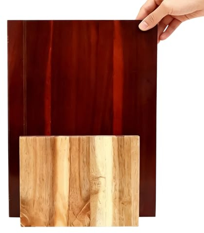 Tagliere a libro – 4 pezzi blocco di preparazione in legno con supporto, tagliere molto simile a un libro, taglieri da cucina, set di libri decorativi con supporto per formaggio, carne, verdure