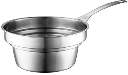 Le Creuset Stainless Steel 2.2 Quart Double Boiler Insert, Fits 2 & 3 Quart Saucepans