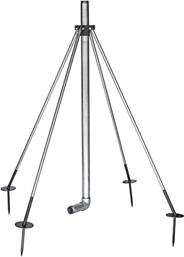 IrrigationKing RKTR200 63 Tripod Stand for 2 Rain Guns, Metal