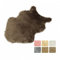 Furryvalley Teppich Öko Kunstfell Teppich Lammfell Sämischleder Imitat Bett-Vorleger Matte für Stuhl Sofa Wohnzimmer Schlafzimmer (60 x 80 cm) (Braun)