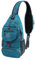 WATERFLY Brusttasche Sling Bag Klein: Faltbarer Herr Crossbody Bodybag Crossbag Slingbag Crossover Single Chest Rucksack Schultertasche Schulterrucksack Cross Body Herren Damen Reisen Wandern