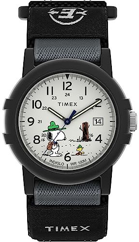 Timex Expedition X Peanuts Beagle Scout Camper TW4B29100 Armbanduhr, für Herren, 40 mm, Stoffband