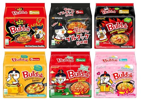 SAMYANG Buldak Ramen Mix 6 x 5 Stück
