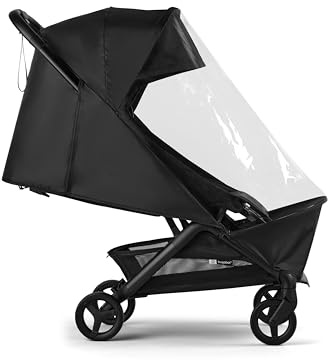 Bugaboo Butterfly Rain Cover – Compatible with Bugaboo Butterfly and Butterfly 2 Strollers – Transparent Weather Shield for Rain, Wind & Cold – Quick-Attach Travel Accessory