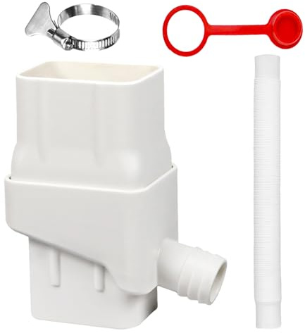 Regntrumsomvandlare miljövänlig, justerbar | vidhäftning av vattensamlingsrännor, downspout slanganslutning, filtreringsavlopp för 2 x 3 tum