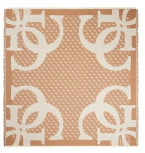 GUESS Schal Jacquard Kefiah Scarf 135X135 Beige creme