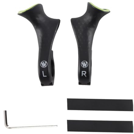 ACOLY 1 pairs Inner Bar Ends Bicycle Handlebar Grips, Grips Handlebar Ends, for Mountain Bikes 21.8–22.2 mm Handlebars