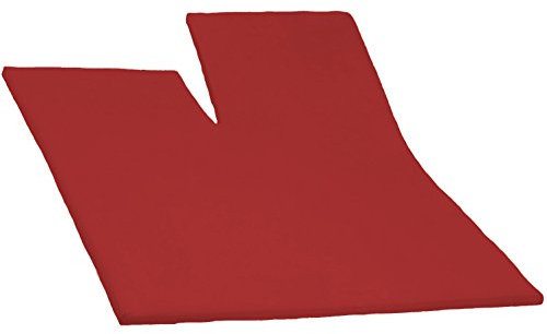 Dormisette Split Topper Spannbettlaken Boxspring Bett 180-200 x 200-220 cm 2104 Rot