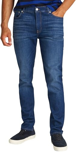 Tommy Hilfiger Jean Homme Bleecker Flex Mohave Indigo Slim Fit, Bleu (Mohave Indigo), 32W/33L
