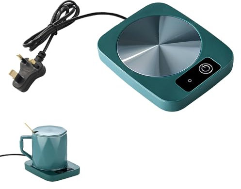 Coffee Mug Warmer, Cup Warmer for Desk, USB Electric Coffee Mug Warmer with Aluminum Metal Panel, Intelligent Temperature Control 45℃ Beverage Warmer for Coffee Tea Milk Cocoa, Gift for Coffee Lovers