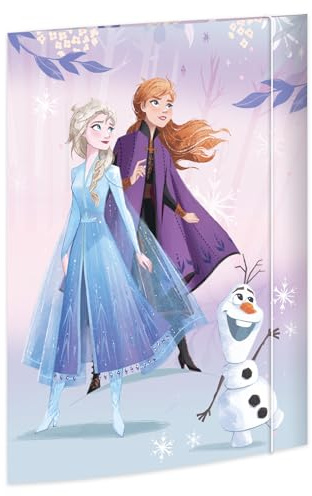 RNKVerlag Disney Frozen Drawing Folder 320 x 430 mm for A3 Format with Elastic Closure Pack of 1