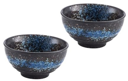 2piezas Cuencos Redondos Cerámicos Perfectos Para Sopas y Ensaladas Gran Capacidad