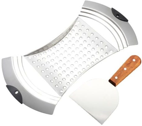 Macchina per spaetzle in acciaio inox, per preparare spätzle, con raschietto per spätzle, multifunzione (colino con pala)
