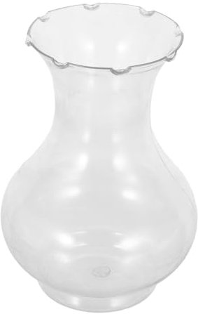 Warmhm Lot De 6 Vases en Plastique en Forme De Jacinthe : Petits Vases Décoratifs Hydroponiques pour Centres De Table De Mariage – Bouteille Incassable pour Décoration Intérieure