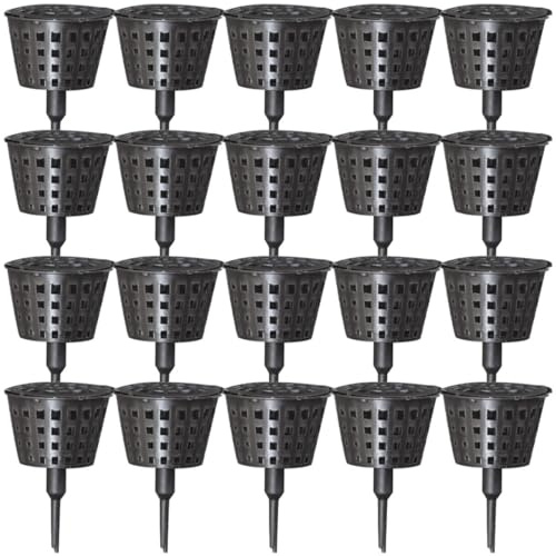 YARNOW Scatola di Fertilizzante per Bonsai in Plastica Nera Grande Contenitore per Fertilizzazione Piante Punta per Giardinaggio Set da 30 Pezzi per Cura e Coltivazione Giardino
