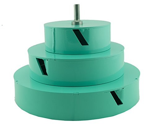 Set of 4in 6in and 8 inch Bevel Pro PVC Pipe Beveling Tool for SDR 35 or 26 Sewer Pipes Eliminates Hand Filing for Quick Easy and Safer Bevels, One Adapter for 6 and 8 tools for drill use included.